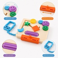Nuevo Diseño de Juguete Educativo Montessori para Niños Pequeños, Tablero de Actividades Multifuncional, Portátil, Colorido, para el Aprendizaje Temprano