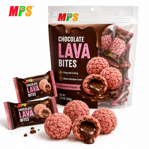 Mini biscuits au chocolat Lava Cookies, en-cas crémeux, popcorn croustillant, boule de chocolat - Product Image 1
