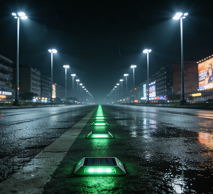 Lampione Solare in Acciaio IP68 con Luminoso Segnale Magnetico di Sicurezza Stradale, Luci di Avvertimento per la Sicurezza Stradale, Luce Stroboscopica Solare per la Sicurezza Stradale - Product Image 6