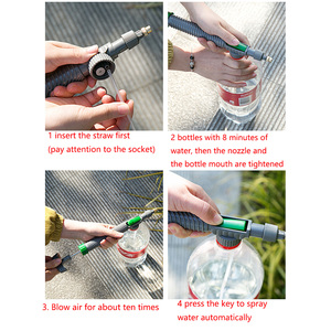 Wholesale Garden Watering Tool Sprayer <b>Manual</b> High Air <b>Pump</b> Adjustable Drink Bottle Spray Head Nozzle Agriculture Tools - Product Image 6