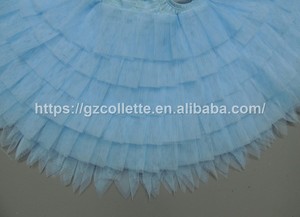 Oiseau bleu professionnel pour femmes fil au crochet à volants <span class=keywords><strong>Tulle</strong></span> Ballet <span class=keywords><strong>Tutu</strong></span> robe classique bleu adulte danse <span class=keywords><strong>Tutu</strong></span> - Product Image 6