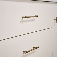 Poignée de meuble rétro européenne en laiton pour tiroir, bouton de poignée de meuble de cuisine en laiton bronze pour la décoration intérieure