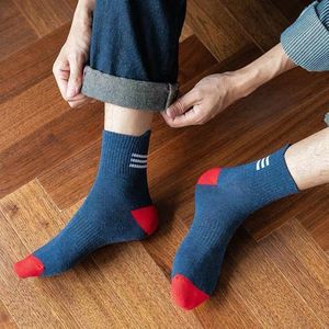 Men's Ankle <b>Socks</b> Three Stripes Color Blocking <b>Polyester</b> Fiber Basketball Sports <b>Socks</b> Four Seasons Youth Middle Aged - Product Image 3