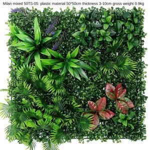 Mur végétal artificiel vert en pot, herbe d'extérieur durable, imperméable et résistant aux UV, protection de l'environnement, 100% plastique PE - Product Image 3