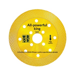 Disque à tronçonner diamanté pour pierre dure, polyvalent, pour béton, granit, basalte, haute concentration en diamant, pressé à chaud - Product Image 5
