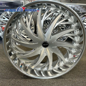 Rines Cóncavos Marca KELUN de 26 Pulgadas, Rines Forjados 5x114.3, Rines Cromados, Rines Rucci - Product Image 1