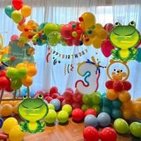 Grande Grenouille Ballon Feuille Hélium Ballon Peut Flotter Vide pour Enfants Anniversaire Festival Fête Jouet Gonflable