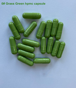 Super septembre Meilleur prix Taille 0 # Emballage pharmaceutique vert clair foncé Capsule de médicament Taille 00 Halal Capsule vide HPMC - Product Image 5