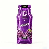 Sachet liquide en forme de bouteille pour boisson énergisante, café, jus, miel, lait, complément alimentaire, emballage en aluminium, vente en gros OEM