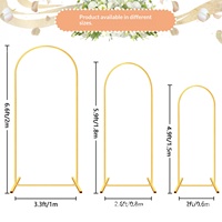 LILIS En gros, Arche de mariage de luxe en fer, modèle d'arche, support de fleurs en métal, structure de toile de fond pour scène, événement, fête