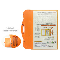 Jouet éducatif précoce en langue arabe Montessori, livre sonore électronique pour enfants, machine de lecture pour enfants, garçons et filles