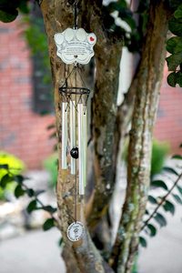 <strong>Pet</strong> Memorial Wind Chime Metal Casted Pawprint Wind Chime a Beautiful <strong>Remembrance</strong> <strong>Gift</strong> <strong>for</strong> a Grieving <strong>Pet</strong> Owner - Product Image 2