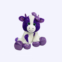 Peluche de vache personnalisée mignonne et douce pour enfants, plusieurs styles disponibles