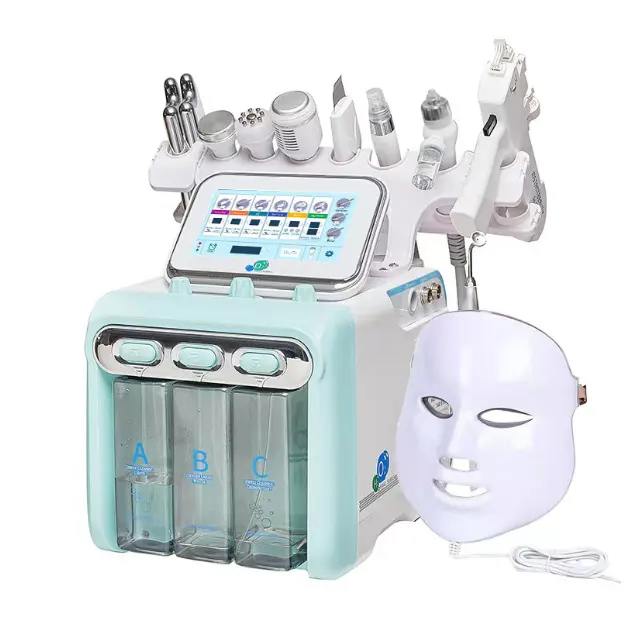 Nhà máy trực tiếp xách tay 7 in1 Micro bong bóng chất lượng hàng đầu Hydra dermabrasion máy