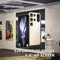 Téléphone mobile S24 Ultra 5G, écran OLED 6,8 pouces 120 Hz HD, processeur Deca Core, charge rapide 65 W, 16 Go de RAM, 1 To de stockage, double SIM CDMA/LTE