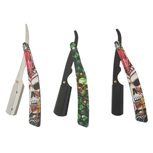 BEIKELIN atacado personalizado profissional lâmina reta aço inoxidável manual Shaver ISO9001 dos homens certificada única lâmina - Product Image 5