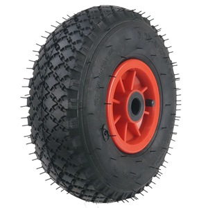 Roue pneumatique en caoutchouc PR1805-<span class=keywords><strong>4</strong></span> 10 ''X 3.00-<span class=keywords><strong>4</strong></span> roue universelle de remplacement de roue de pneu gonflable pour <span class=keywords><strong>chariot</strong></span> à outils <span class=keywords><strong>chariot</strong></span> à main - Product Image 1