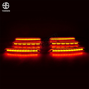 Luz Trasera LED Multifunción para Parachoques, Luz Antiniebla, Bombilla Trasera Automática, Reflector de Freno para Honda Civic <span class=keywords><strong>2021</strong></span> 2022 2023, Accesorios - Product Image 5