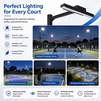 Luz LED de 240W para Cancha de Pickleball, Iluminación Deportiva para Exteriores