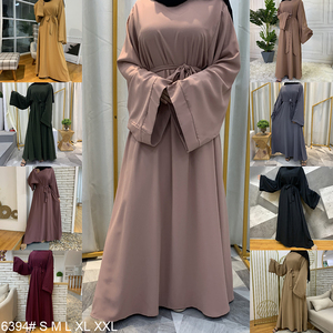 Vestido Abaya modesto Khimar árabe para mujer, caftán marroquí con capucha, Túnica turca islámica, Jalabiya, venta al por mayor, otoño de Dubai, 2023 - Product Image 2