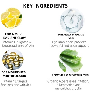 1 floz de suero facial de vitamina C con ácido hialurónico, vitamina <span class=keywords><strong>E</strong></span> <span class=keywords><strong>Aloe</strong></span> <span class=keywords><strong>Vera</strong></span> para un cuidado de la piel más suave y refinado - Product Image 5
