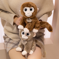 Nouvelle peluche singe doré, jouet en peluche singe, décoration de voiture gorille, cadeau pour enfants