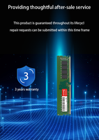 Mémoire DDR4 Great Wall 3200Mhz pour PC de bureau et portable, fonction ECC, emballage en vrac, compatibilité AMD disponible, capacités 2GB, 4GB, 8GB, 16GB