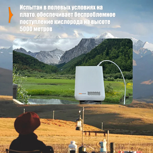 지아메드 JM-7L 올인원 휴대용 산소발생기 7L/min 93% 순도 <span class=keywords><strong>1</strong></span>년 보증 내장 배터리 CE 인증 2등급 - Product Image 5