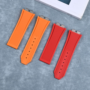 <span class=keywords><strong>Bracelet</strong></span> de <span class=keywords><strong>montre</strong></span> en <span class=keywords><strong>caoutchouc</strong></span> FKM 28mm compatible avec Hublo BigBang Unico Click Strap Boucle de plongée sportive pour hommes - Product Image 5
