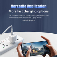 Chargeur mural USB Type C PD 3.0 20W à coque transparente, prise EU, protection OTP, adaptateur secteur design Ice Cube pour ordinateur portable