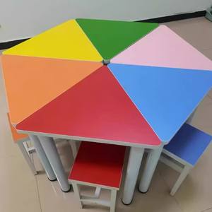 Mesa de Combinación para Lectura y Entrenamiento <span class=keywords><strong>Primaria</strong></span> y Secundaria, Mesa de Consultoría Psicológica, Escritorio de Estudio Escolar, Mesa de Reuniones de Capacitación - Product Image 4