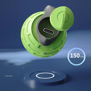 Tipo C pluma interactiva hecha suave TPR <span class=keywords><strong>PC</strong></span> silicona plástico eléctrico juguete rodante para Gatos Perros automático inteligente gato bola juguete - Product Image 4