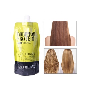 Maschera <span class=keywords><strong>per</strong></span> <span class=keywords><strong>Capelli</strong></span> al Collagene con Olio di Argan Biologico del Marocco, Trattamento Nutriente Naturale di Alta Qualità <span class=keywords><strong>per</strong></span> Schiarire i <span class=keywords><strong>Capelli</strong></span> - Product Image 2