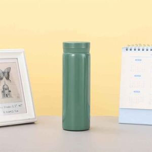 Red Stainless Steel Vacuum Tumbler Straight <b>Cup</b> With Lid Thermal Insulation 12-24 Hours Office Travel Use - Product Image 5