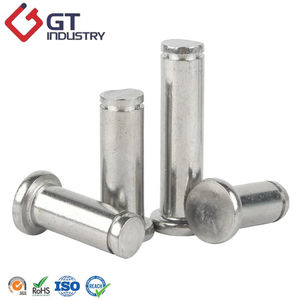 Goupilles à tête plate fendue en acier inoxydable 304 316 A2 <span class=keywords><strong>A4</strong></span>, goupilles cylindriques avec clip en E, goupilles à double tête à fourche - Product Image 2