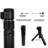 2'si 1 Arada Döndürülebilir Bullet Time Saplı Tripod Sehpası, Insta360 X5 X4Air X4 X3 X2 Aksiyon Kameralarıyla Uyumlu