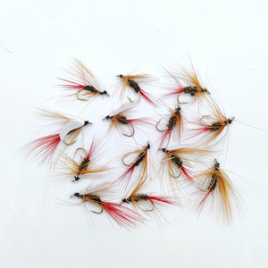 Ensemble de leurres de pêche à <span class=keywords><strong>la</strong></span> mouche <span class=keywords><strong>truite</strong></span> et bar 10 pièces mouche humide (appâts artificiels) - Product Image 5