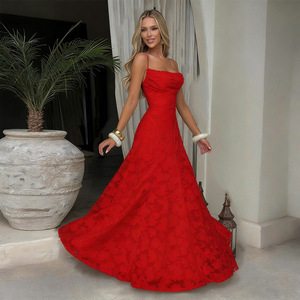 Vestido de Tirantes Sexy Color Vino Tinto, Estilo Europeo y Americano, Nueva Moda Versátil para Mujer, Estilo <span class=keywords><strong>Chica</strong></span> Picante - Product Image 6