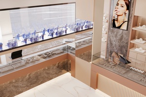 Retron Jewelry Shop Vitrina Impermeable Ecológico y Diseño duradero para tiendas minoristas de joyería - Product Image 4