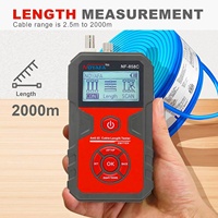 Probador de Cables de Red NOYAFA NF-858C de Alta Precisión, Multifuncional, VFL, RJ11, RJ45, BNC, POE, Prueba de Voltaje, Localizador de Cables