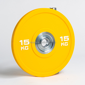 Discos de levantamiento de <span class=keywords><strong>pesas</strong></span> para gimnasio de 25kg al por mayor, barra de competición, placas de parachoques de goma, barra de entrenamiento en LBS y <span class=keywords><strong>KG</strong></span> - Product Image 1
