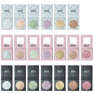 Palette de surligneur végétalien de maquillage à paillettes avec logo personnalisé marque privée longue durée poudre libre <span class=keywords><strong>illuminateur</strong></span> - Product Image 4