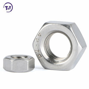 M6 M8 M10 M12 M16 ASTM Din 555 DIN934 DIN439 DIN936 UNI5587 Écrous hexagonaux en acier inoxydable à filetage fin - Product Image 5