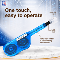 KEXINT Stylo Nettoyeur de Fibre Optique MPO MTP Haute Performance à Un Clic, 600+ Nettoyages, pour Connecteurs 12/24 Cœurs et Nettoyage des Extrémités de Ferrules