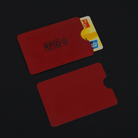 Étui de protection RFID étanche anti-vol pour cartes de crédit, porte-cartes personnalisé avec logo, anti-skimming, blindage RFID, sans fermeture
