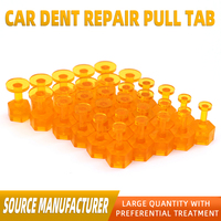 Kit d'outils de réparation de bosses de voiture avec languettes adhésives orange, machine à débosseler, outils de réparation de carrosserie sans peinture