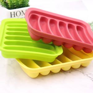 Molde Cuadrado de Silicona de Grado Alimenticio para Salchichas y Hot Dogs, Utensilio de Cocina para Repostería DIY - Product Image 3
