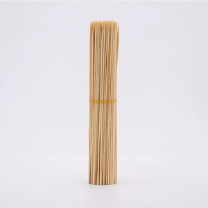 Brochetas redondas de bambú de 3.5 mm para barbacoa, oden, hot pot picante y carne a la parrilla; ecológicas - Product Image 4