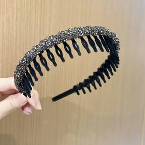 حجر الراين المخملية حزام الأسنان عقال عالية الجودة عدم الانزلاق غسل الوجه طوق الشعر - Product Image 1