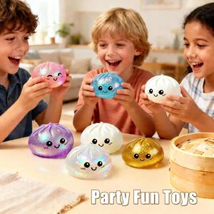 IN STUCK Squishy con Purpurina y Perlas Explosivas, Bolas Antiestrés Sensoriales de Colores Variados, Juguetes Fidget para Apretar - Product Image 4